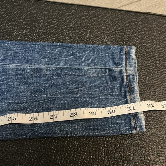 KanCan Blue Distressed Los Angeles Skinny Jeans size 27 - Picture 10 of 11